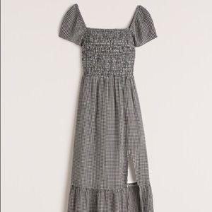 Gingham Abercrombie dress